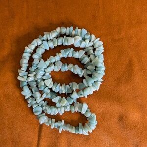 Elegant Green Stone Amazonite Or Aventurine Necklace
